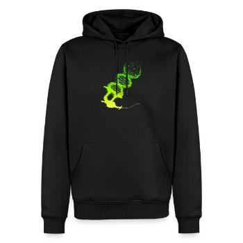 Kitesurfer Stunt Welle Wakeboard Wassersport - Männer Premium Bio Hoodie - Schwarz - Vorne - Nico (187cm)