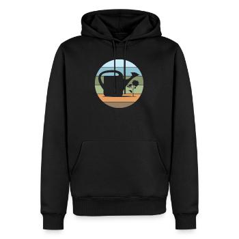 Gießkanne Gärtner Gartenliebe Blumen Pflanzen - Männer Premium Bio Hoodie - Schwarz - Vorne - Nico (187cm)