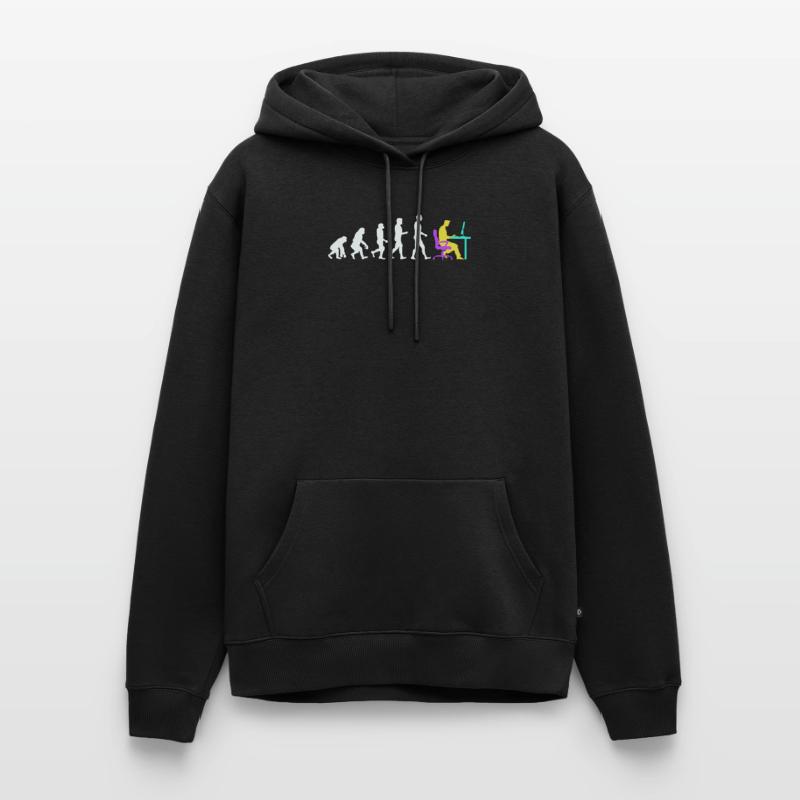 Developer Evolution Computergeek Open Source Men’s Premium Organic Hoodie