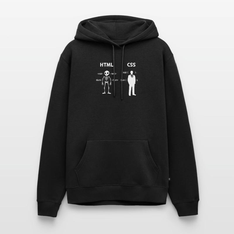 Code Css C++ Php Java Développeur Code Scripting Sweat à capuche Premium bio Homme