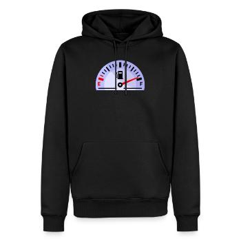 Gas Station Refueling Electric Energy Drive - Men’s Premium Organic Hoodie - black - Front - Nico (187cm)