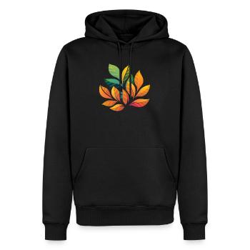 Anlagenplanung - Männer Premium Bio Hoodie - Schwarz - Vorne - Nico (187cm)