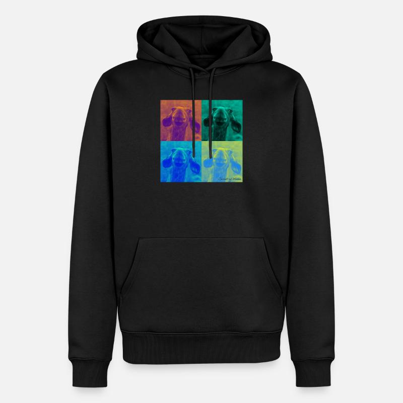 Le secret de l’orignal - Duplex - Sweat à capuche Premium bio Homme - noir