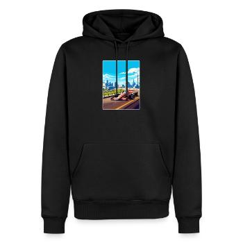 Montreal Circuit Motorsport Rennen Kanada Reisen WPA - Männer Premium Bio Hoodie - Schwarz - Vorne - Nico (187cm)