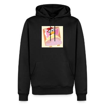 Hühner Hühnerhaltung - BETT SCHLAFEN - Männer Premium Bio Hoodie - Schwarz - Vorne - Nico (187cm)