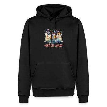 Mama des Jahres! - Männer Premium Bio Hoodie - Schwarz - Vorne - Nico (187cm)