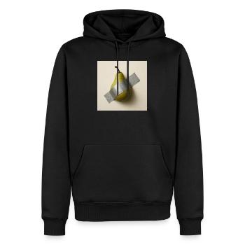 Abstrakte Birne Metaphorisches Kunstwerk - Männer Premium Bio Hoodie - Schwarz - Vorne - Nico (187cm)