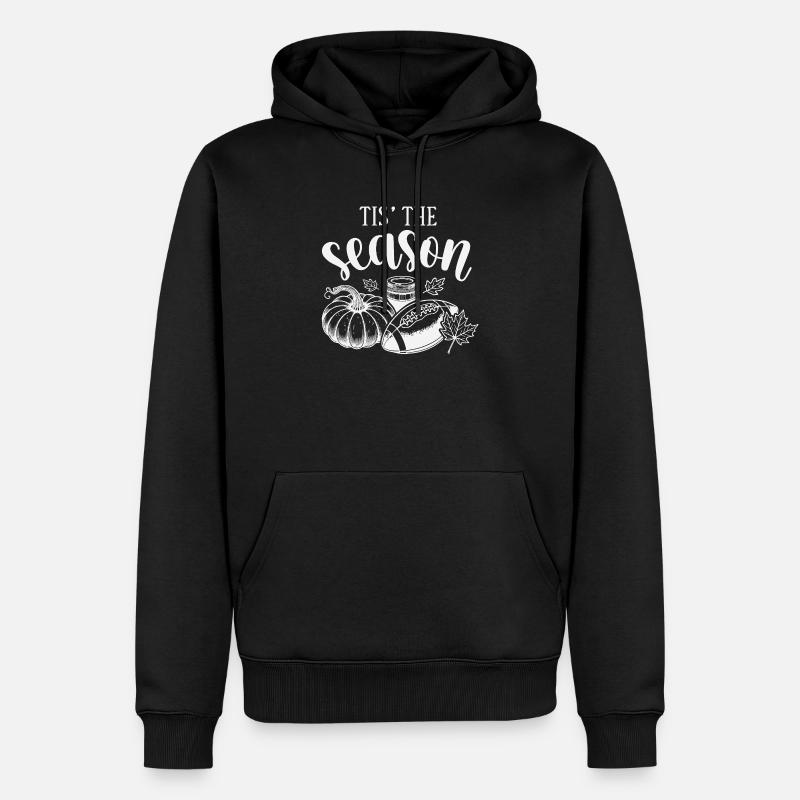 Conception d’atmosphère automnale d’Halloween - Sweat à capuche Premium bio Homme - noir