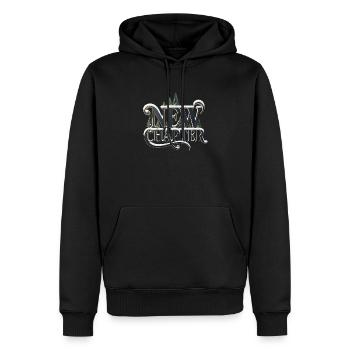 Neues Kapitel Winterwald - Männer Premium Bio Hoodie - Schwarz - Vorne - Nico (187cm)