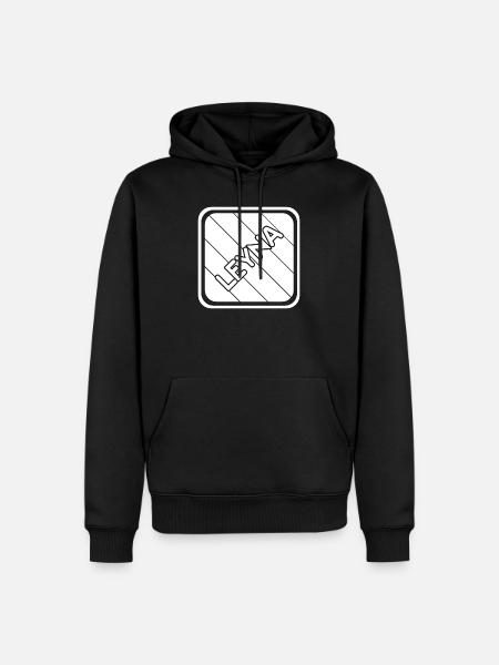 Leyna as a daughter - Men’s Premium Organic Hoodie - black