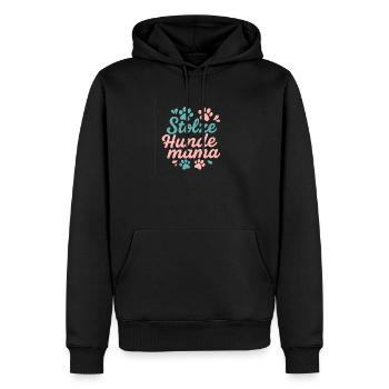 Stolze Hunde Mama - Hunde Liebe - Männer Premium Bio Hoodie - Schwarz - Vorne - Nico (187cm)