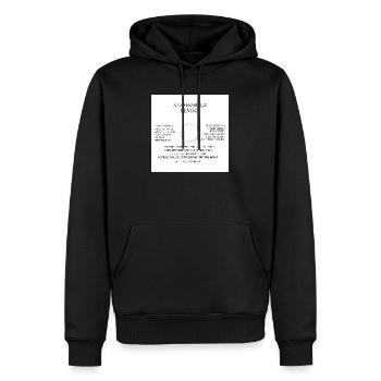 A Ma Magnifique Femme Je Ne Me Suis Pas Marie P... - Sweat à capuche Premium bio Homme - noir - Devant - Nico (187cm)