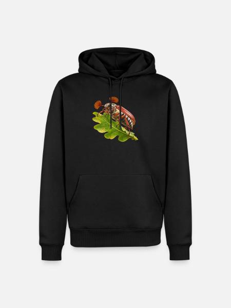 Maikäfer - Männer Premium Bio Hoodie - Schwarz