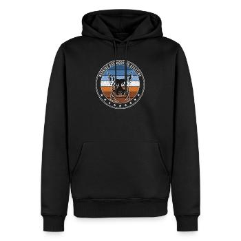 Australian Cattle Dog - Working Dog Working Overti - Männer Premium Bio Hoodie - Schwarz - Vorne - Nico (187cm)