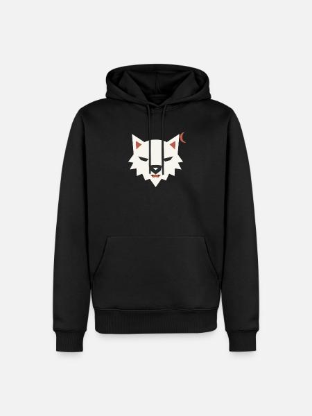 Halloween Werwolf Herren - Männer Premium Bio Hoodie - Schwarz