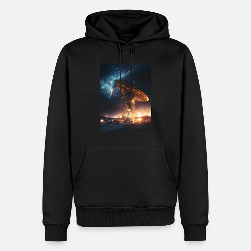 Perdu dans l’espace 1 4 - Sweat à capuche Premium bio Homme - noir