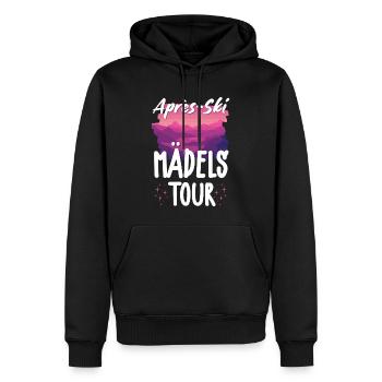 Apres SKi Mädels Tour - Männer Premium Bio Hoodie - Schwarz - Vorne - Nico (187cm)