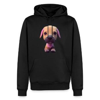Black Mouth Cur Dog - Black Mouth Cur - Men’s Premium Organic Hoodie - black - Front - Nico (187cm)