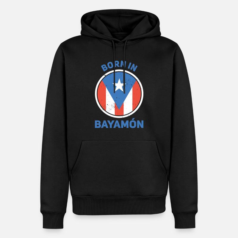 Bayamon - Sweat à capuche Premium bio Homme - noir