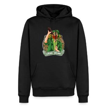 St Paddys St Patricksday St Patrick Day - Männer Premium Bio Hoodie - Schwarz - Vorne - Nico (187cm)