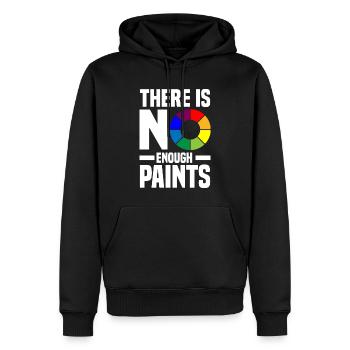 Acrylgießen Geschenke | Maler Kunst Leinwand Farbe - Männer Premium Bio Hoodie - Schwarz - Vorne - Nico (187cm)
