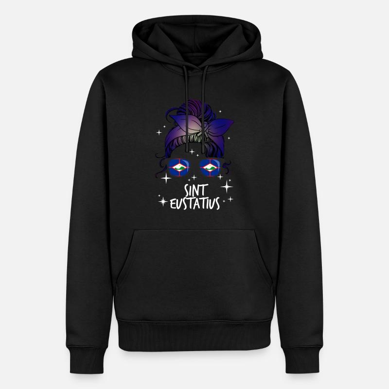 Sint Eustatius - Sweat à capuche Premium bio Homme - noir