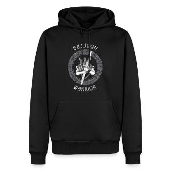 Odin with a bassoon. - Men’s Premium Organic Hoodie - black - Front - Nico (187cm)