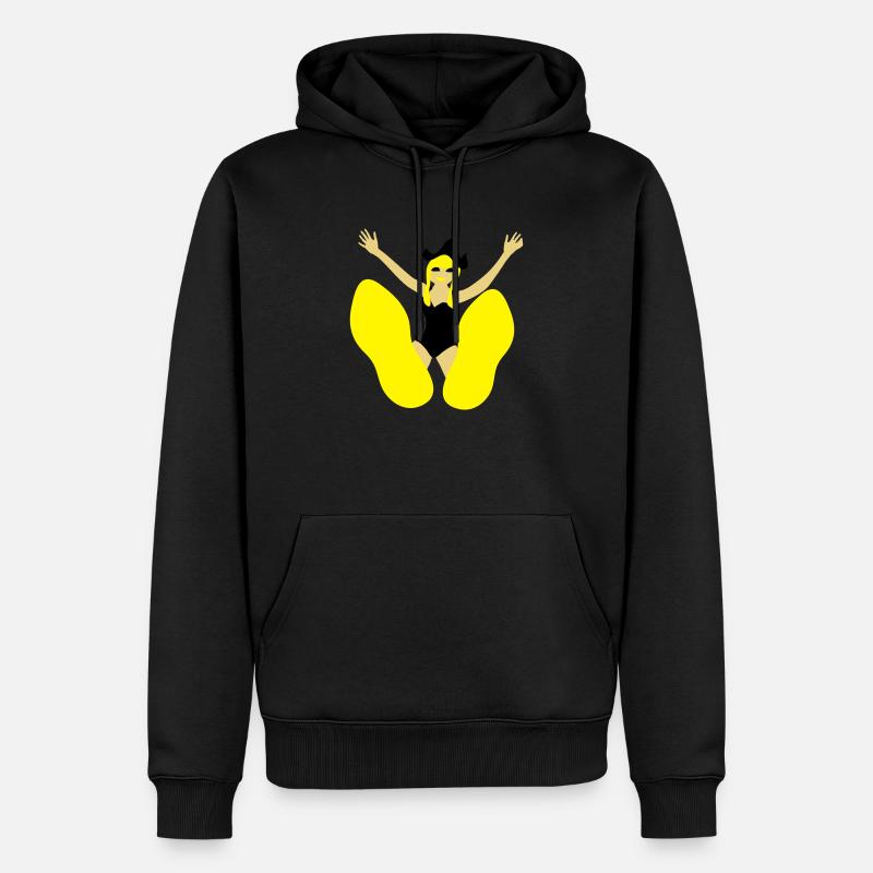Pin Up Holland Clogs - Männer Premium Bio Hoodie - Schwarz