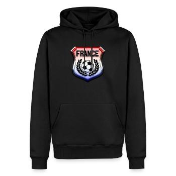 frankreich fussball - Männer Premium Bio Hoodie - Schwarz - Vorne - Nico (187cm)