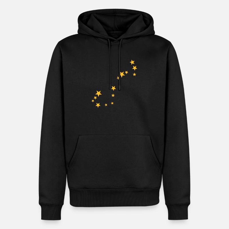 Skorpion Sternbild - Männer Premium Bio Hoodie - Schwarz