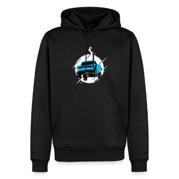 RC Car Modellauto Offroad 4x4 - Männer Premium Bio Hoodie - Schwarz - Vorne - Nico (187cm)