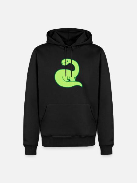 Dear little long neck - Men’s Premium Organic Hoodie - black