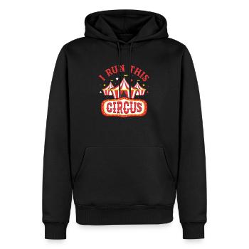 I Run This Circus Costume Theme Party Acts - Männer Premium Bio Hoodie - Schwarz - Vorne - Nico (187cm)