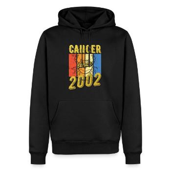 Cancer 2002 Sternzeichen Geburtstag - Männer Premium Bio Hoodie - Schwarz - Vorne - Nico (187cm)