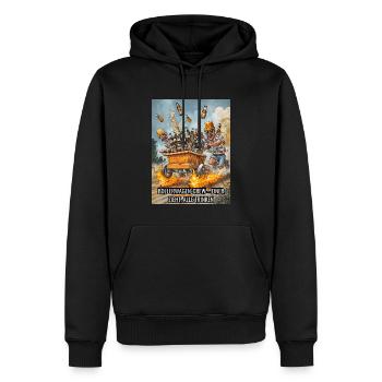 Männertag Herrentag saufen Geschenk - Männer Premium Bio Hoodie - Schwarz - Vorne - Nico (187cm)