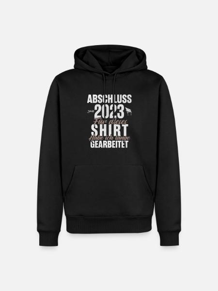Abschluss 2023 - Männer Premium Bio Hoodie - Schwarz