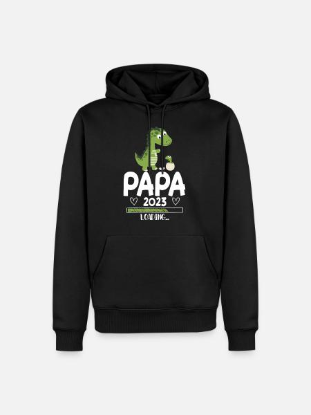Papa 2023 Loading - Men’s Premium Organic Hoodie - black
