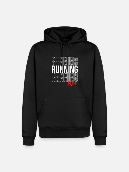 Marathon - Men’s Premium Organic Hoodie - black