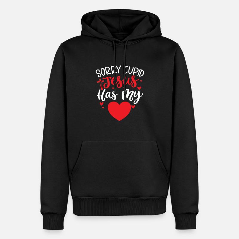 Kirche - Männer Premium Bio Hoodie - Schwarz
