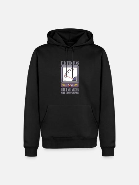 Elektriker - Männer Premium Bio Hoodie - Schwarz