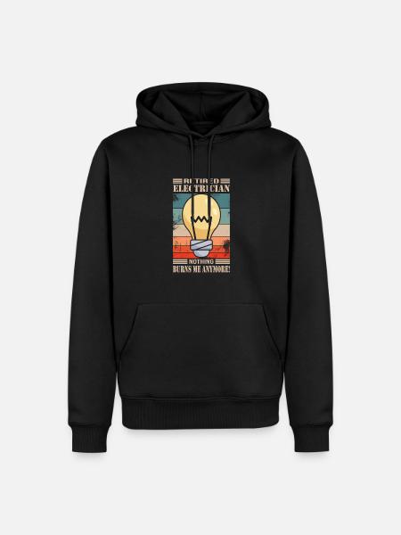 Electrician - Men’s Premium Organic Hoodie - black