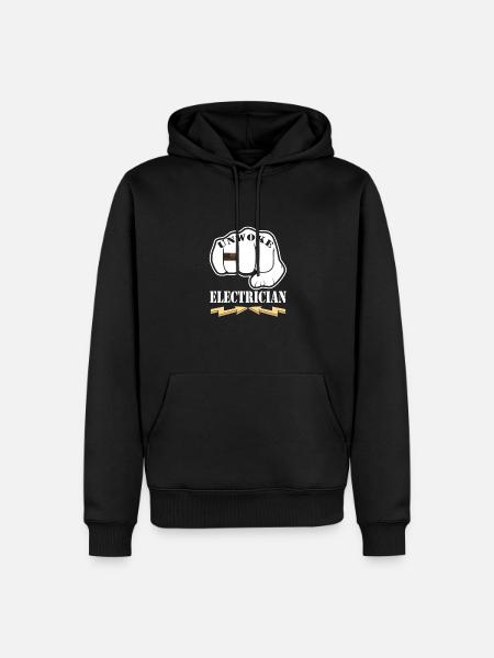 Elektriker - Männer Premium Bio Hoodie - Schwarz