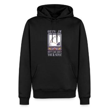 Elektriker - Männer Premium Bio Hoodie - Schwarz - Vorne - Nico (187cm)