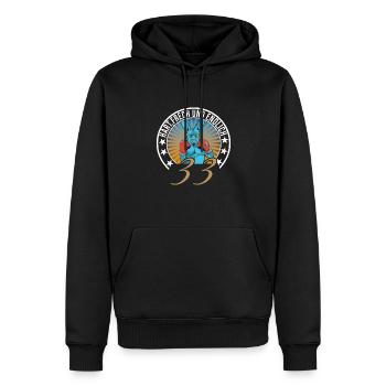 33. Geburtstag - Männer Premium Bio Hoodie - Schwarz - Vorne - Nico (187cm)