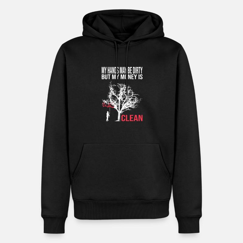 Maler - Männer Premium Bio Hoodie - Schwarz