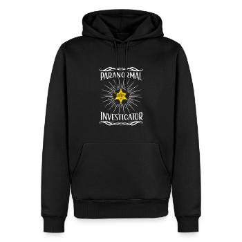 Chasseurs de fantômes - Sweat à capuche Premium bio Homme - noir - Devant - Nico (187cm)