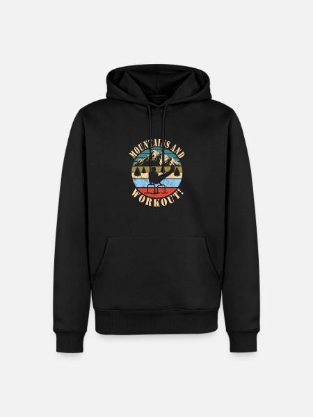 Circuit training - Men’s Premium Organic Hoodie - black