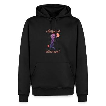 Jelly Whisperer - Männer Premium Bio Hoodie - Schwarz - Vorne - Nico (187cm)