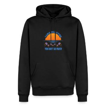 Jelly Whisperer - Männer Premium Bio Hoodie - Schwarz - Vorne - Nico (187cm)