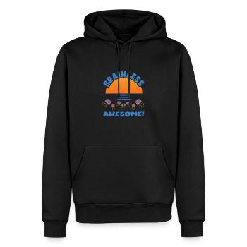 Jelly Whisperer - Männer Premium Bio Hoodie - Schwarz - Vorne - Nico (187cm)